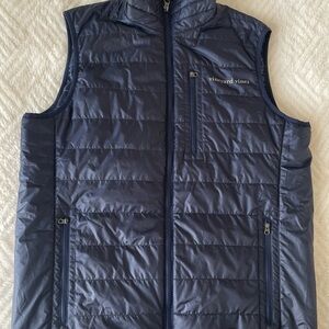 Vineyard Vines Navy Blue Quilted Puffer Vest S